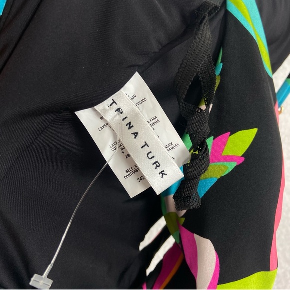 Trina Turk BIRDS OF PARADISE CUT MAILLOT. NWOT. Size 6 - Picture 7 of 15